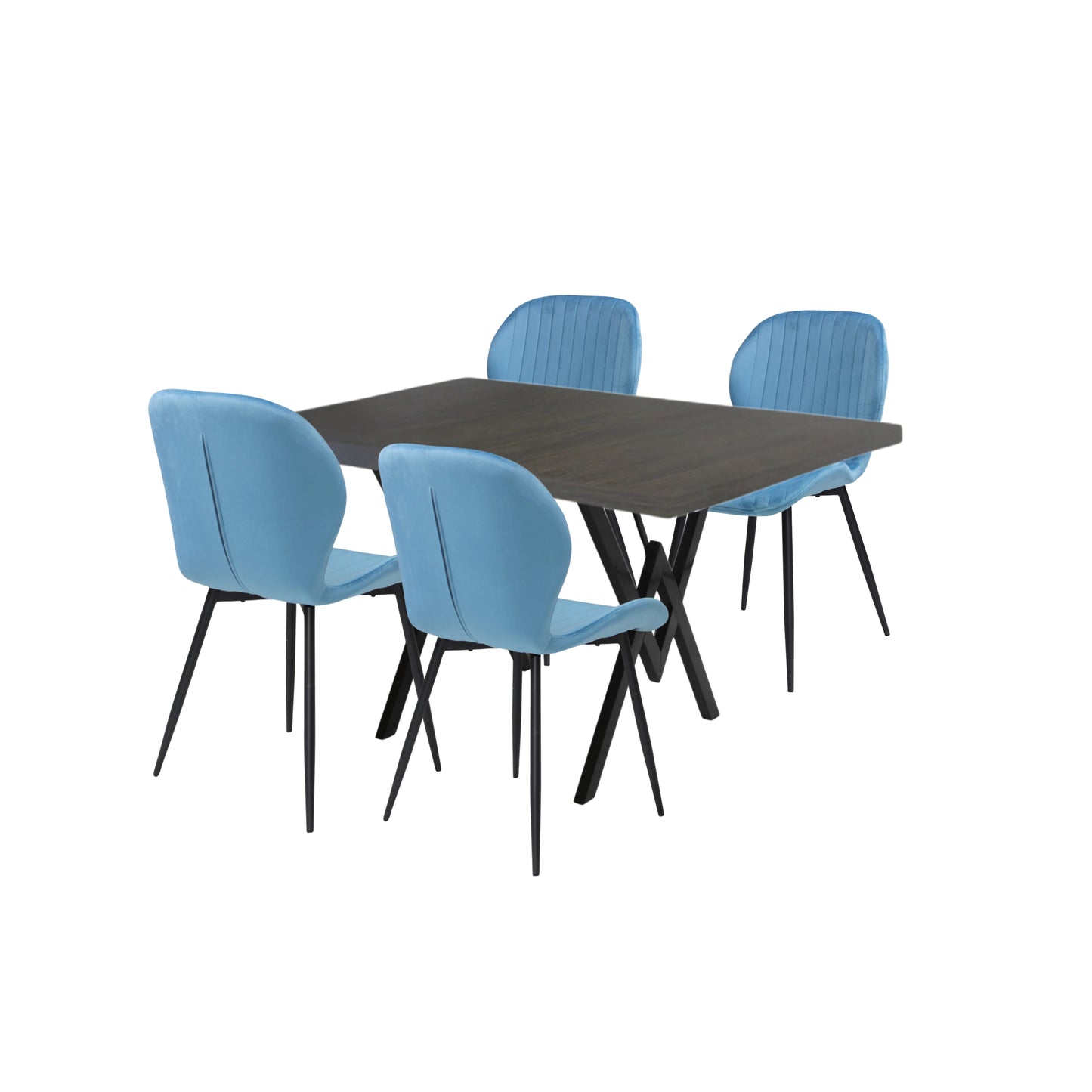 Маса Стела Венге с 4 стола Естера