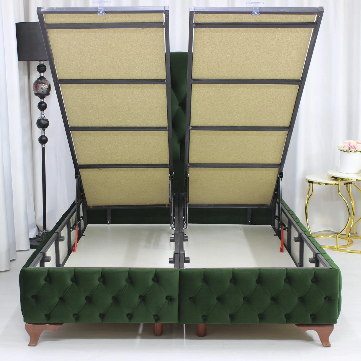 Легло Kyra Зелен с матрак