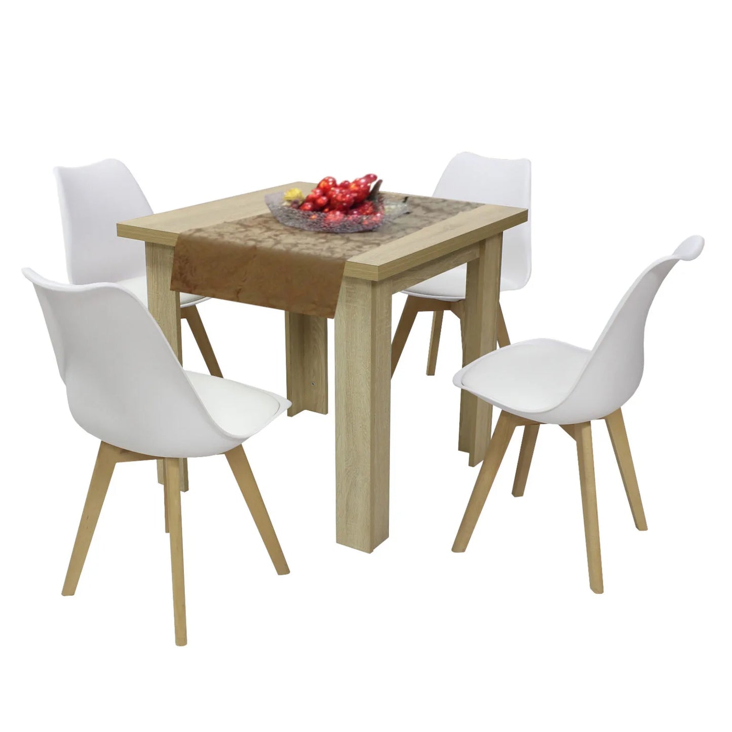 Маса Vero с4 Стола Калос Черен