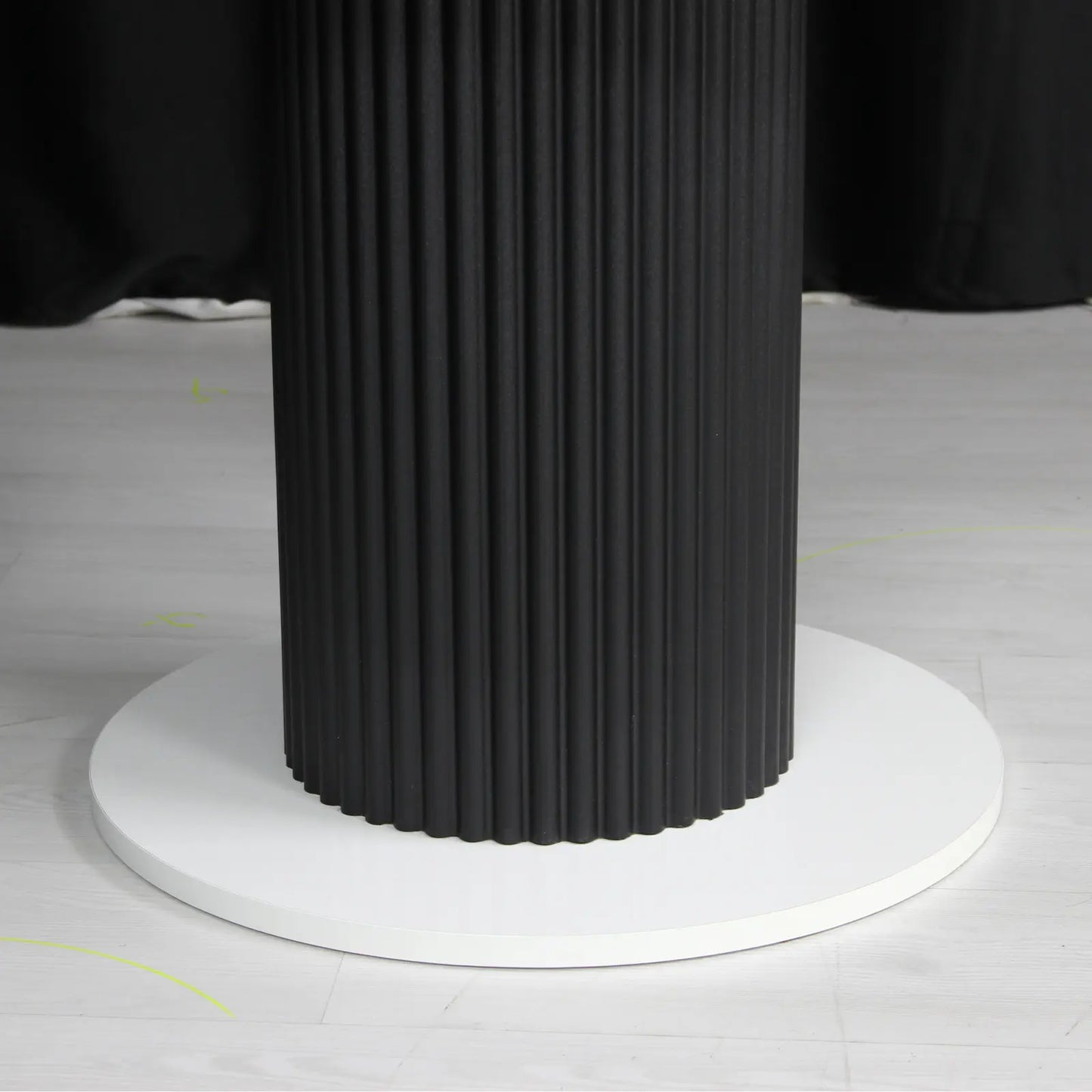 Фиксирана кръгла маса Belize Бял Мрамор