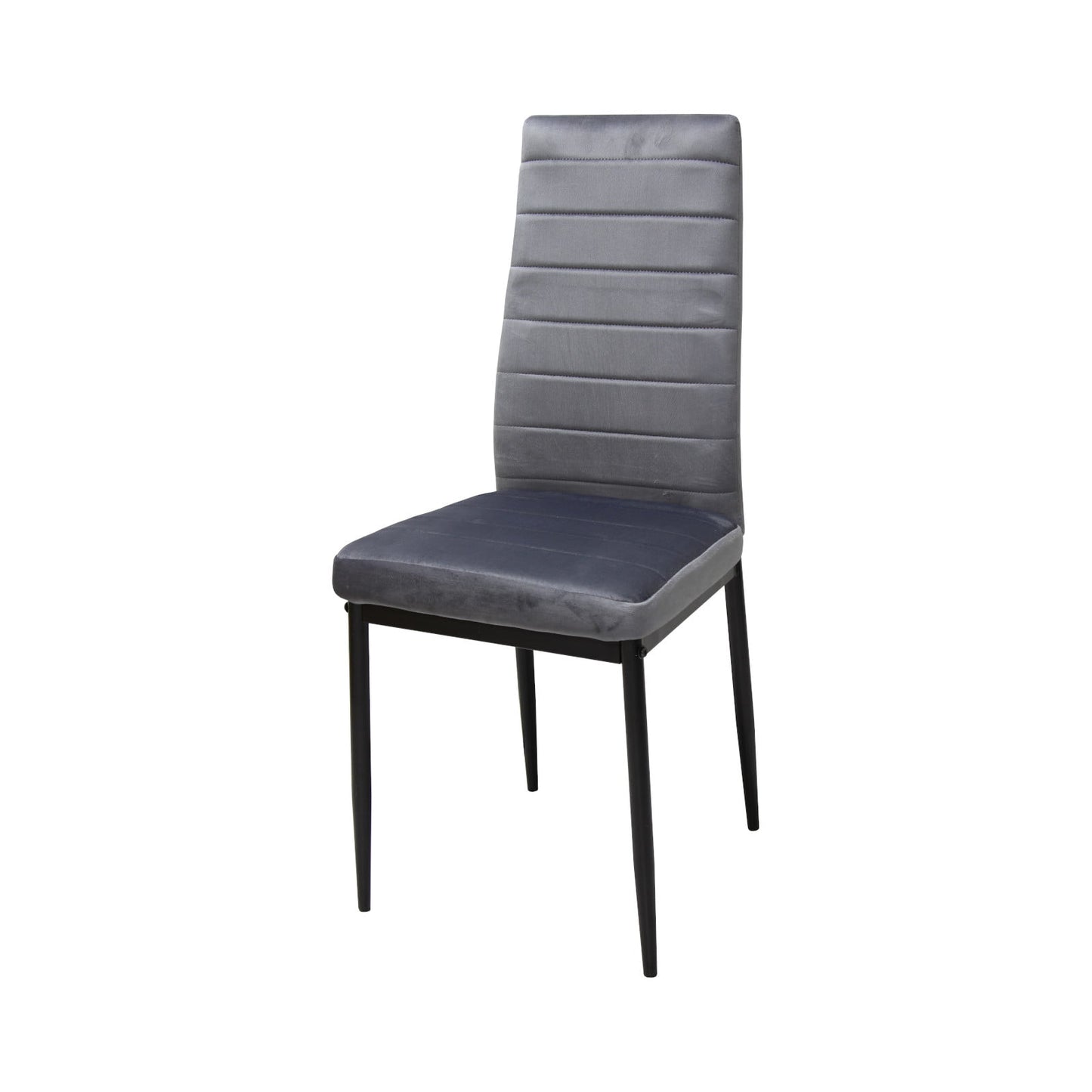 Състарен бял Маса с 6 стола Оскар Сиво