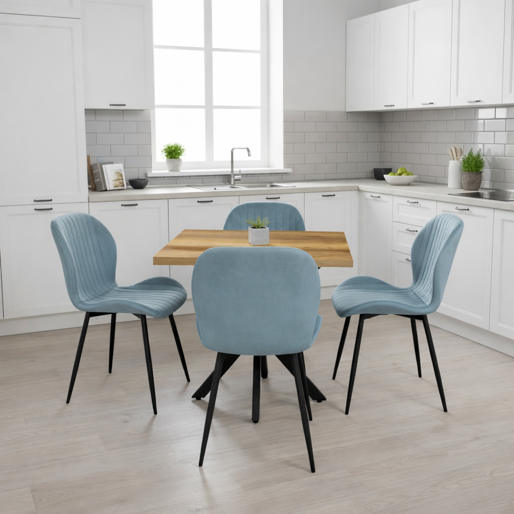 Комплект Квадратна маса Tania с 4 стола Estera