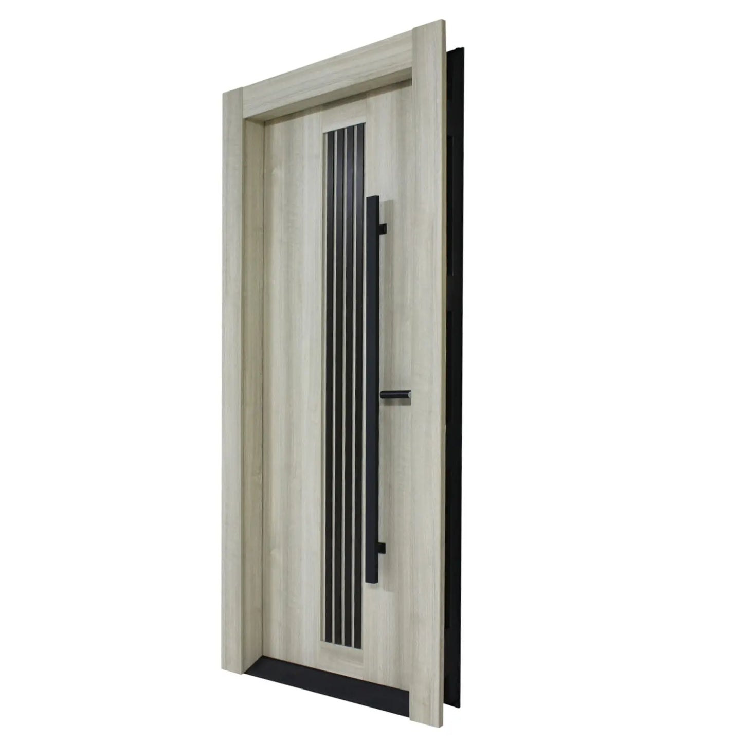 Метална врата с MDF Artis 504 – Светъл Сив Дъб