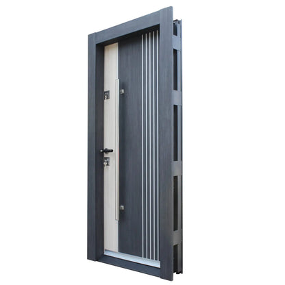 Метална врата с MDF Artis 506 Антрацит