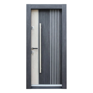 Метална врата с MDF Artis 506 Антрацит