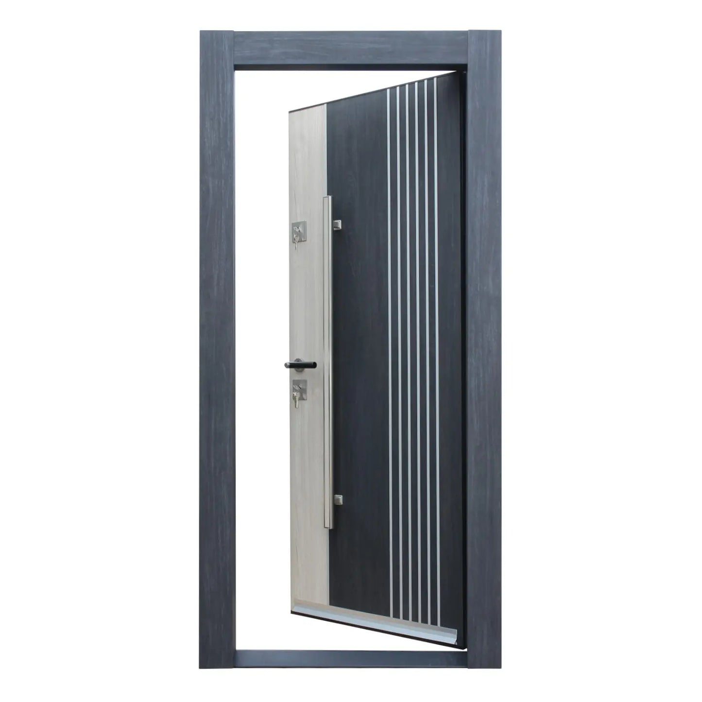 Метална врата с MDF Artis 506 Антрацит