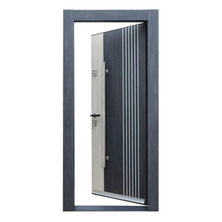 Метална врата с MDF Artis 506 Антрацит