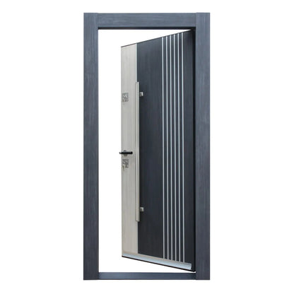 Метална врата с MDF Artis 506 Антрацит
