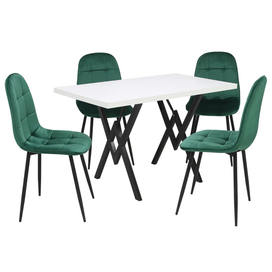 Маса Стела Бял с4 Стола Livo