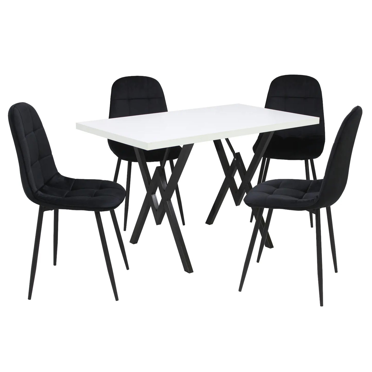 Маса Стела Бял с4 Стола Livo