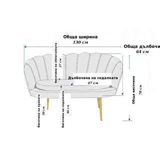 Комплект Канапета Verona (3+1+1)