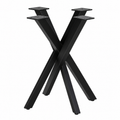Крака за маса Cross Line Black X