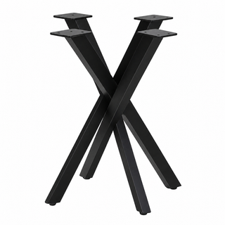 Крака за маса Cross Line Black X