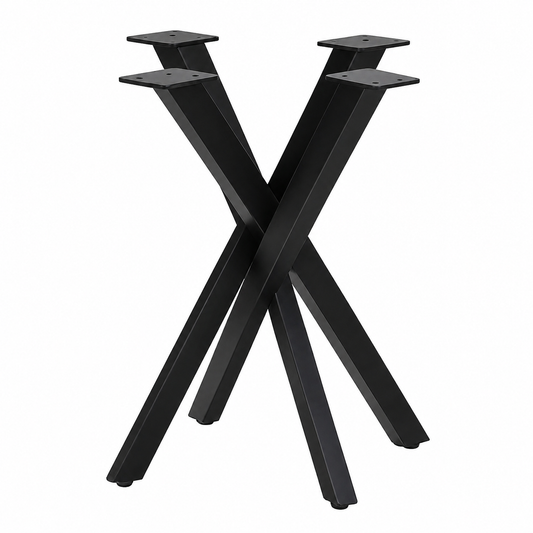 Крака за маса Cross Line Black X