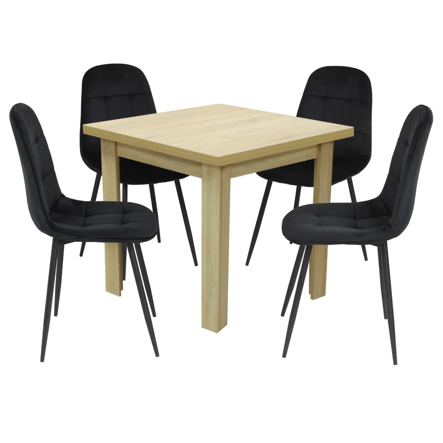 Маса Vero Дъб Сонома с4 Стола Livo