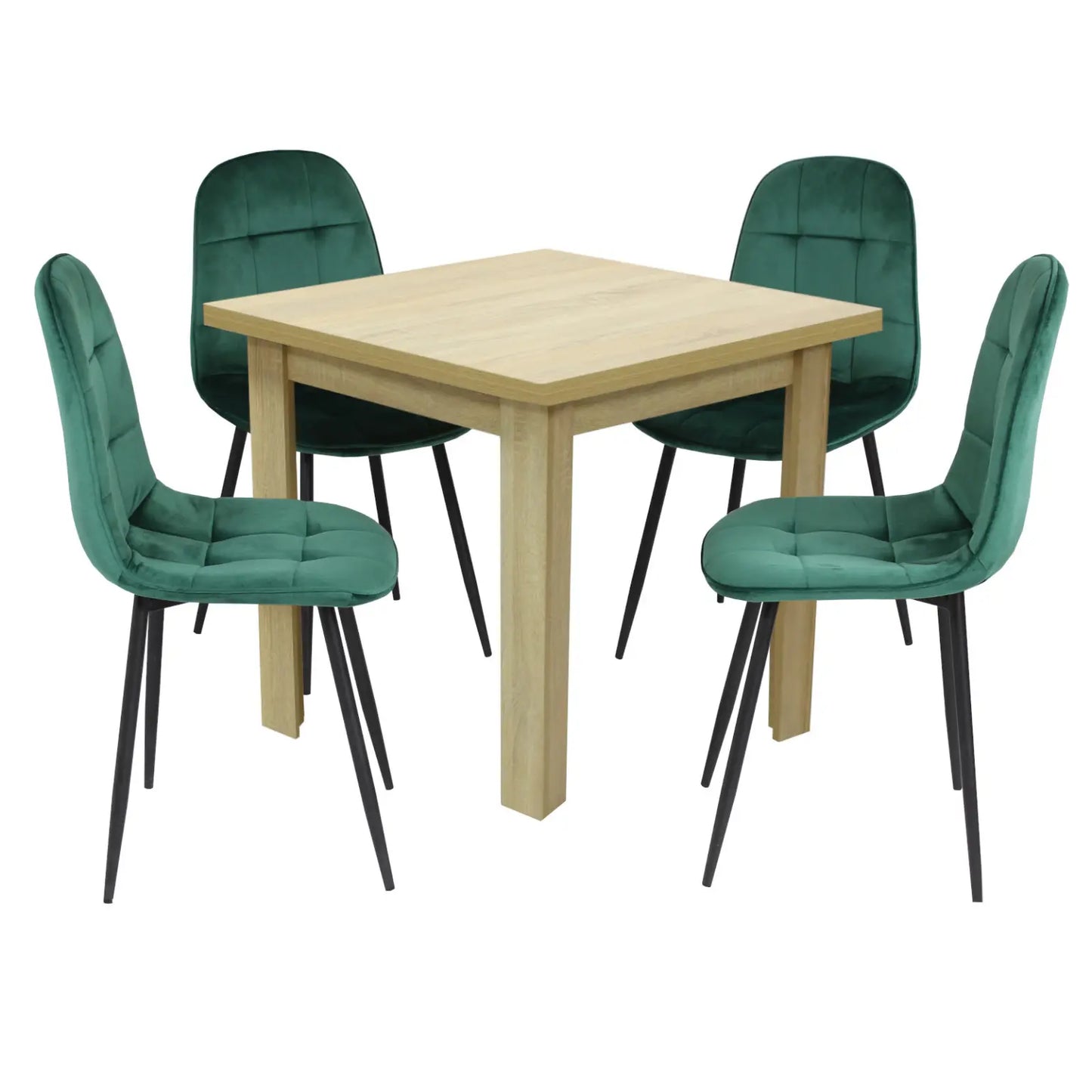 Маса Vero Дъб Сонома с4 Стола Livo