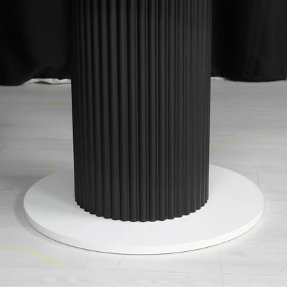 Фиксирана кръгла маса Belize Бял Мрамор