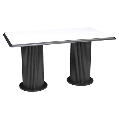 Фиксирана правоъгълна маса Nairobi Бял Мрамор