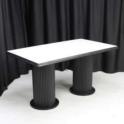 Фиксирана правоъгълна маса Nairobi Бял Мрамор