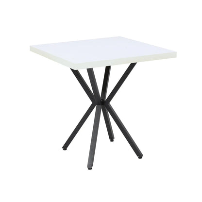 Квадратна маса Маса Artex Бял с2 Стола Ливо