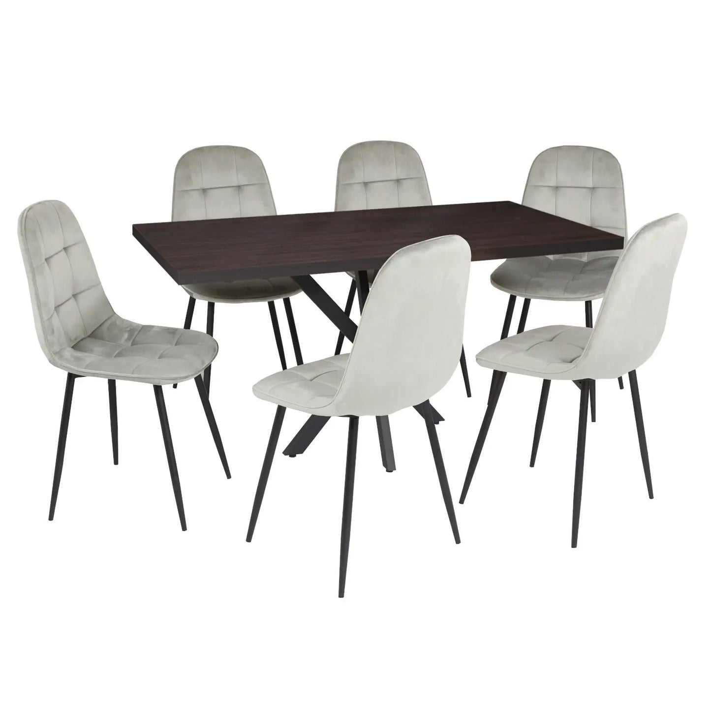 Маса Lidya Венге с6 Стола Livo