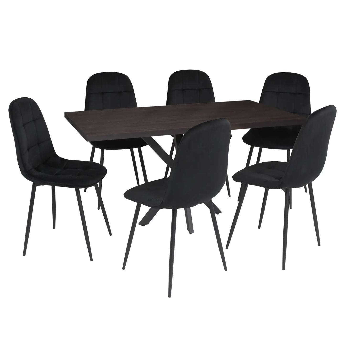 Маса Lidya Венге с6 Стола Livo