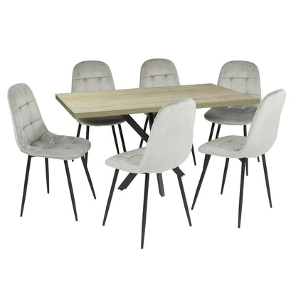 Маса Lidya Сонома с6 Стола Livo