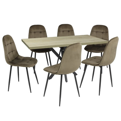 Маса Lidya Сонома с6 Стола Livo