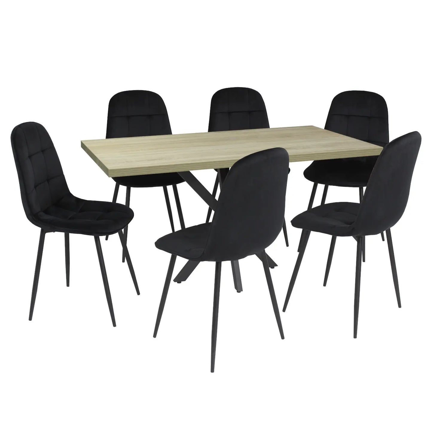 Маса Lidya Сонома с6 Стола Livo