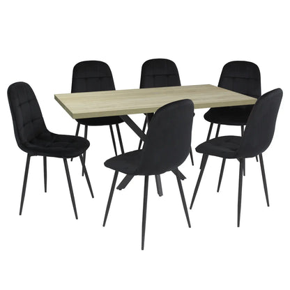 Маса Lidya Сонома с6 Стола Livo