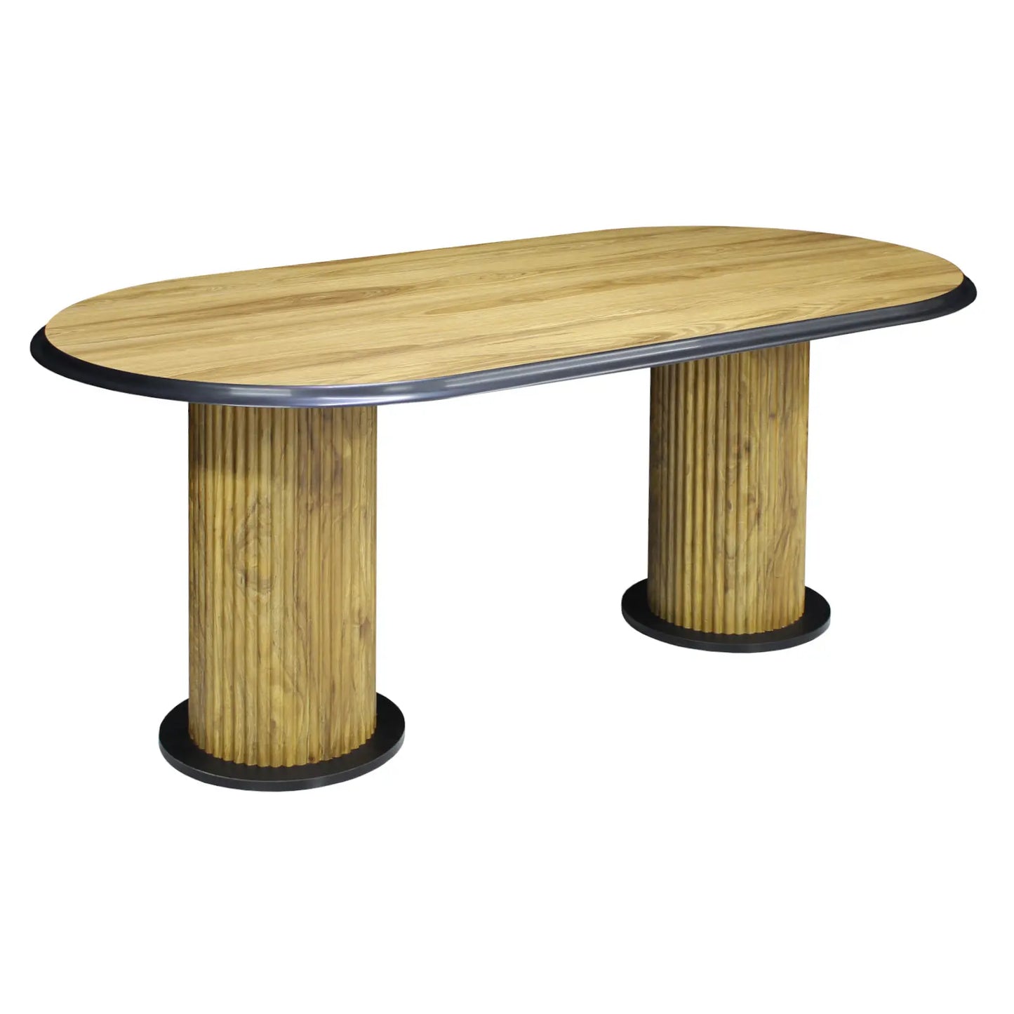 Фиксирана овална маса Victoria Орех