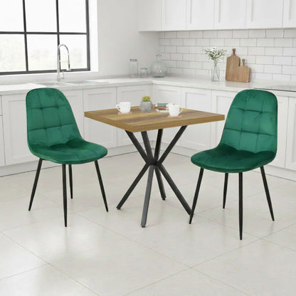 Квадратна маса Маса Artex Орех с2 Стола Ливо