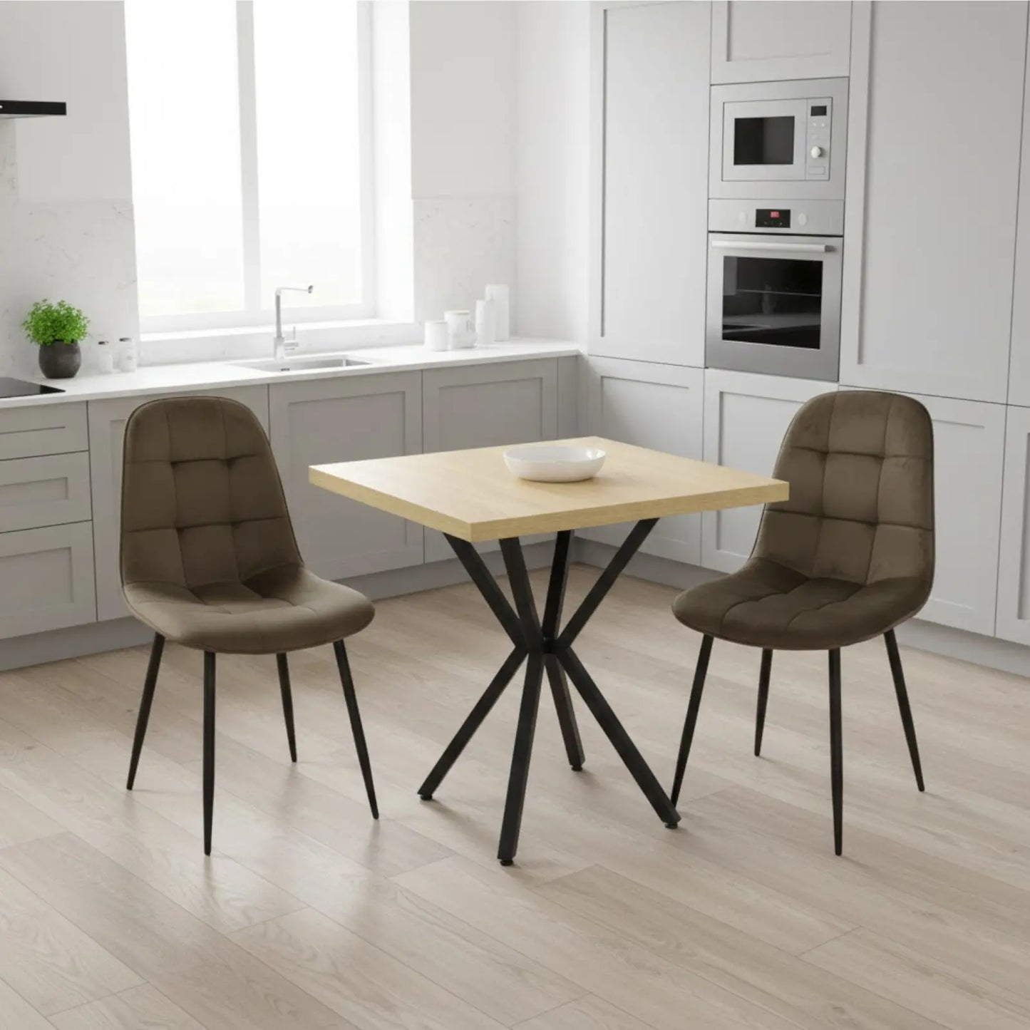 Квадратна маса Маса Artex с2 Стола Ливо