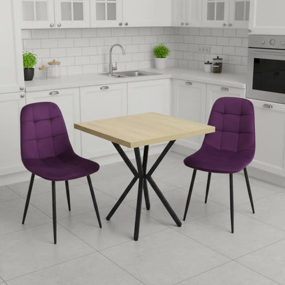 Квадратна маса Маса Artex с2 Стола Ливо