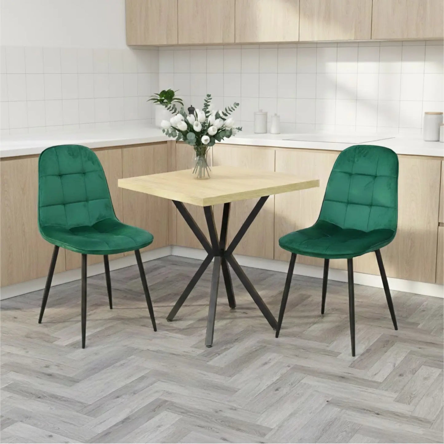 Квадратна маса Маса Artex с2 Стола Ливо