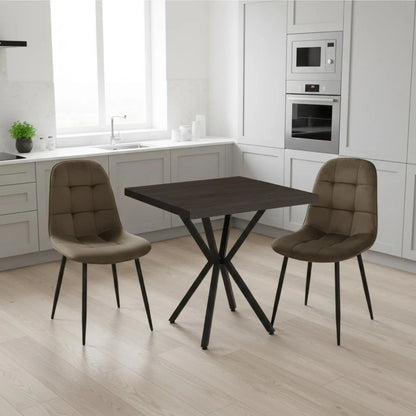 Квадратна маса Маса Artex Венге с2 Стола Ливо