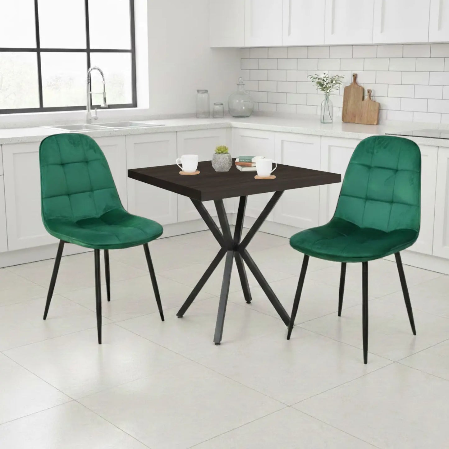 Квадратна маса Маса Artex Венге с2 Стола Ливо