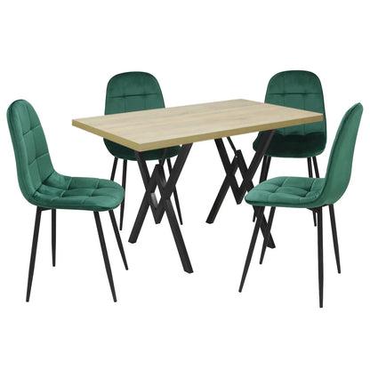 Маса Стела Дъб Сонома с4 Стола Livo