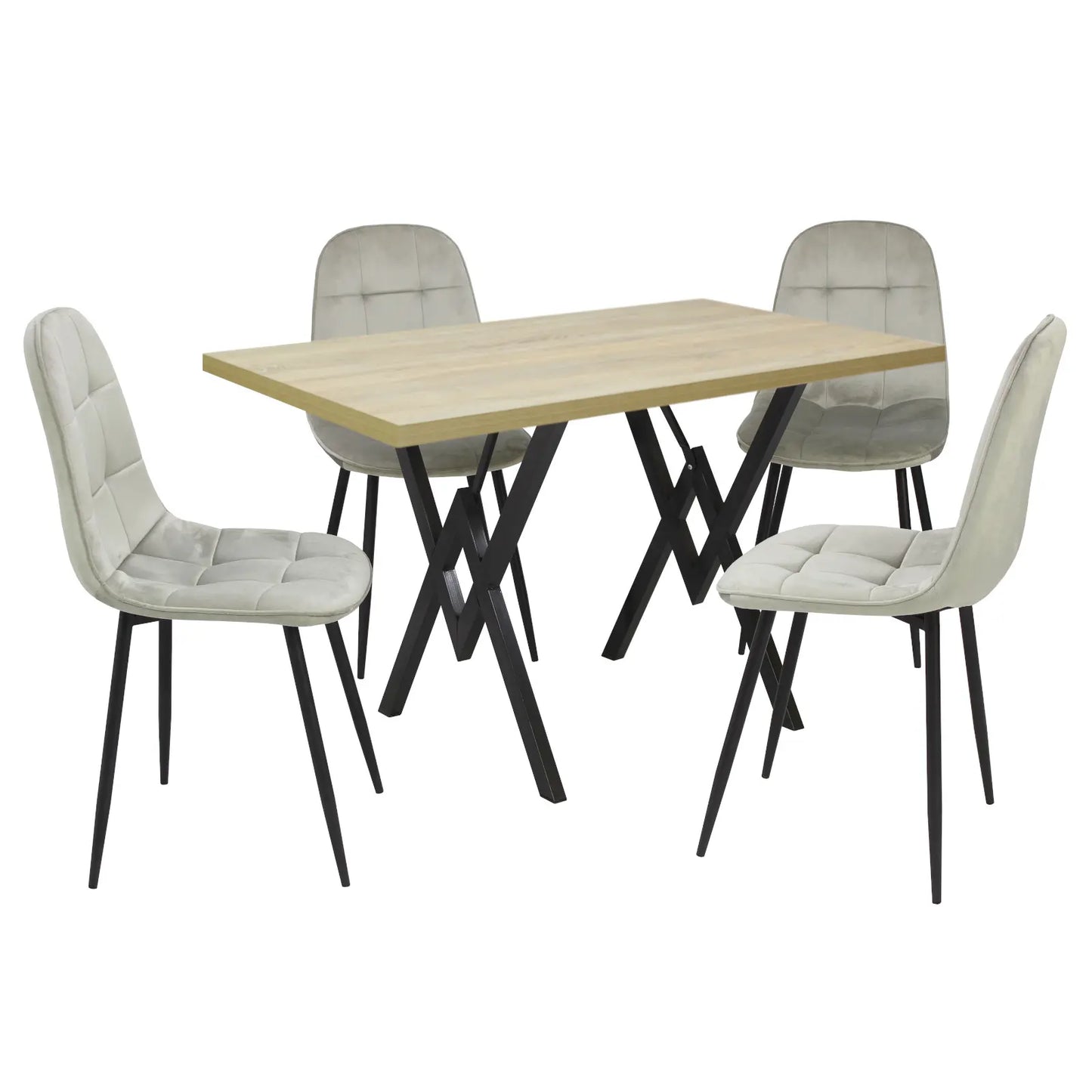 Маса Стела Дъб Сонома с4 Стола Livo