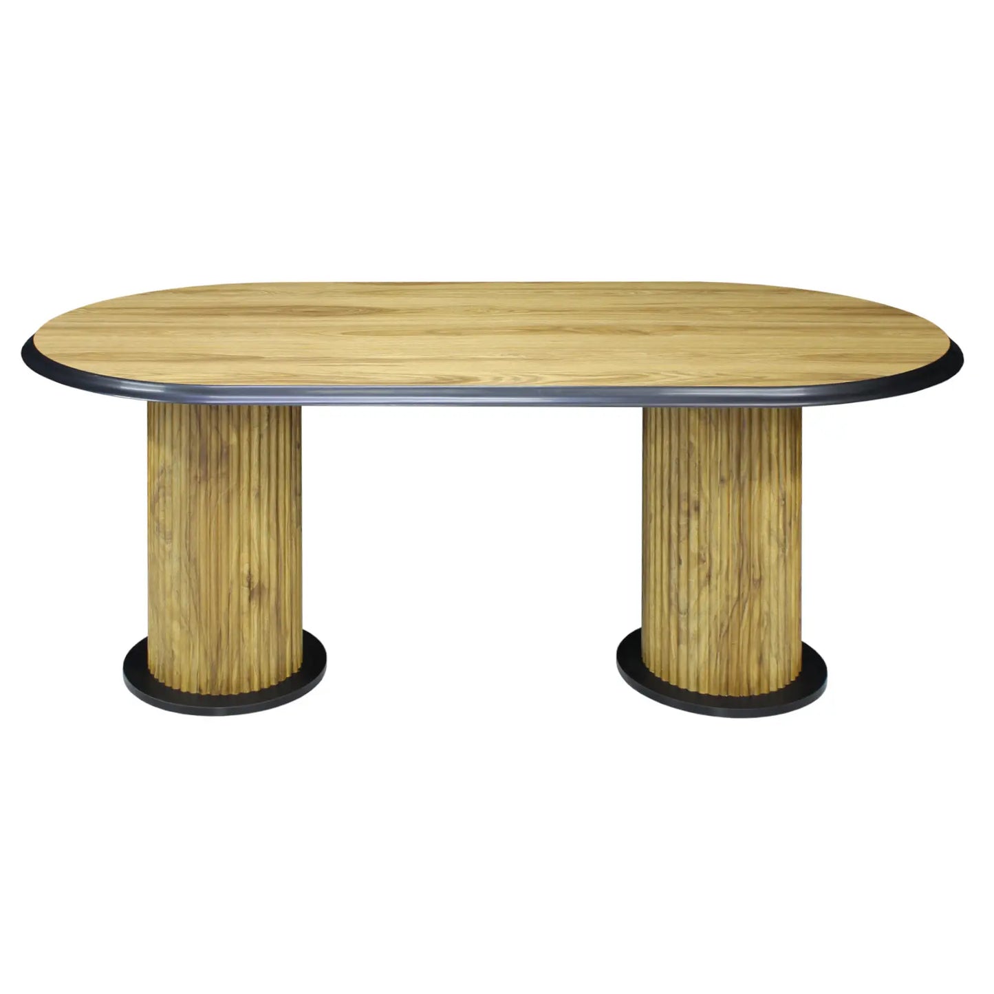 Фиксирана овална маса Victoria Орех