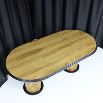 Фиксирана овална маса Victoria Орех